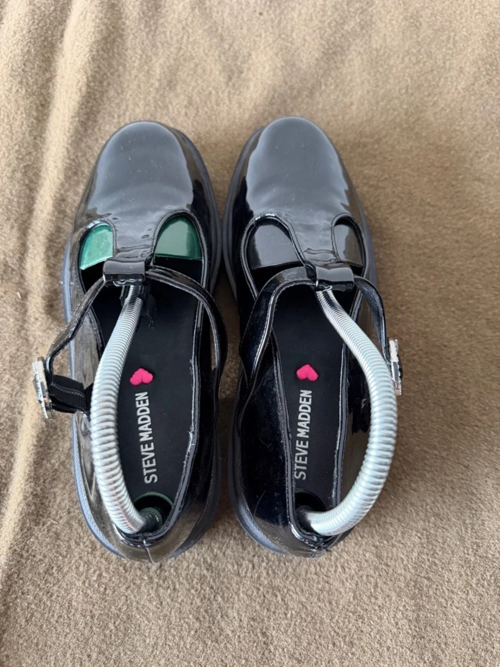 Steve Madden Patent Leather Mary Jane Lugz Size 4 - Picture 2 of 3